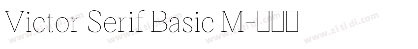 Victor Serif Basic M字体转换
